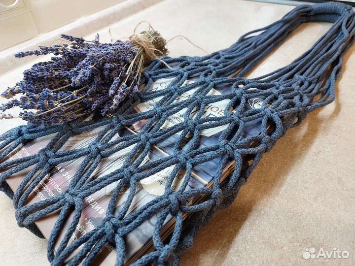 Сумка авоська макраме