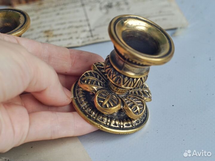 Подсвечник бронза