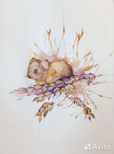 Акварельная картина 