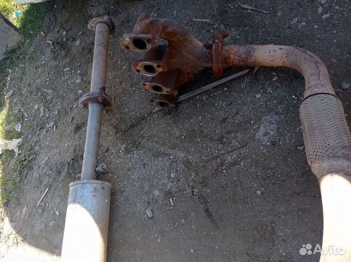 Коллектор, выхлопная система Ланос