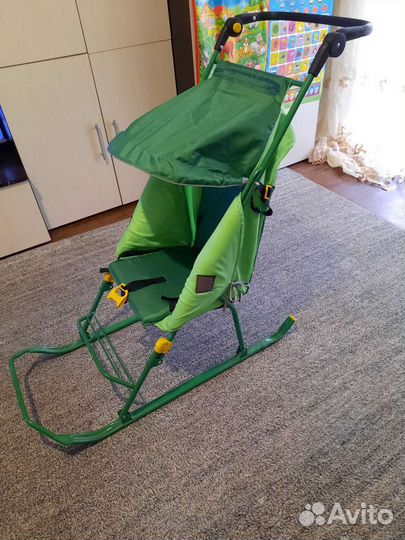Детские санки коляска бу