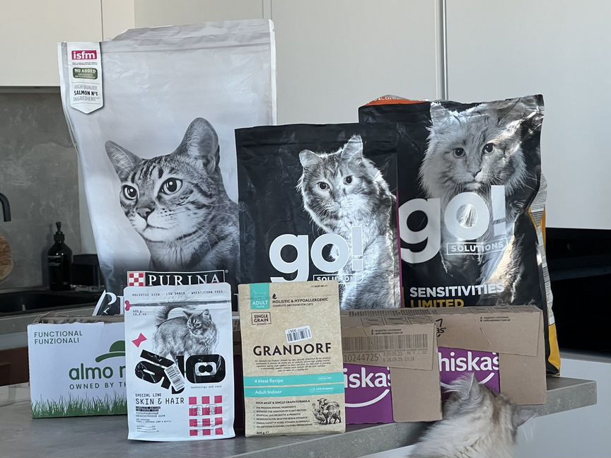 Корм для кошек GO, ProPlan, Grandorf, Almo Nature