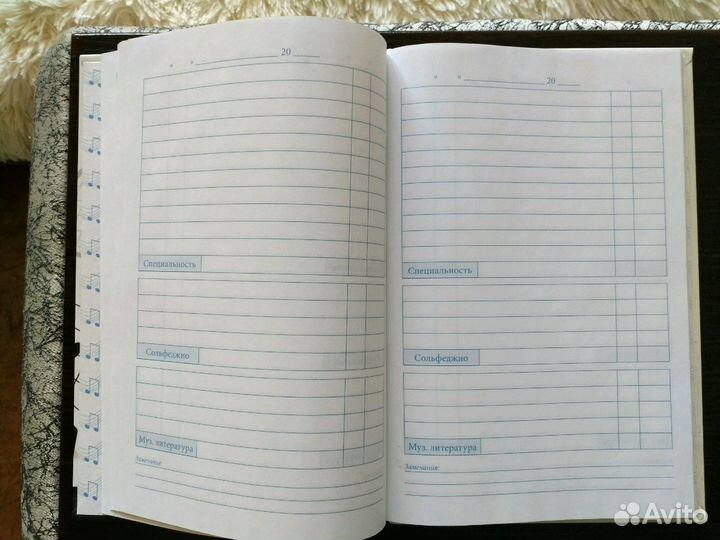 Дневник для учащихся музыкальных школ