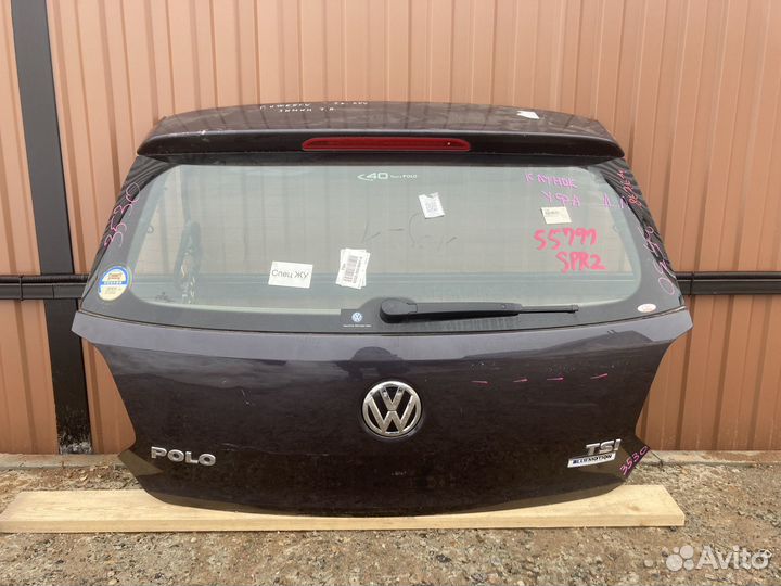 Крышка багажника volkswagen polo