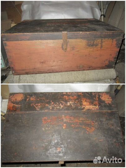 Сундук (ящик) деревянный старинный