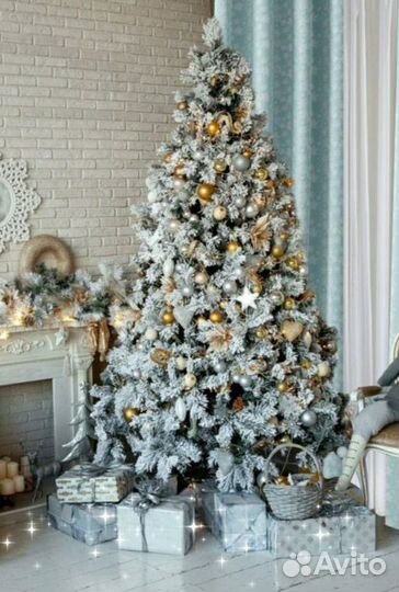 Елка новогодняя Max Christmas заснежиная 140 см