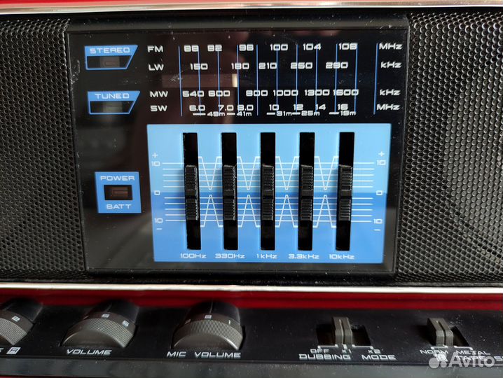 2-х кассетная стереомагнитола akai PJ-W30