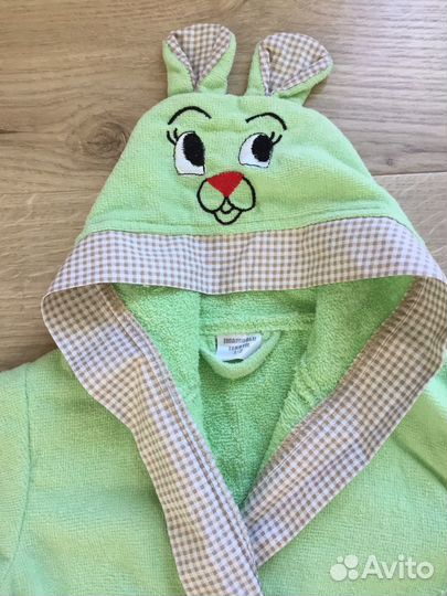 Детский банный халат 80р