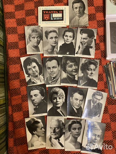 Открытки Актёры Советского кино 50-70 гг