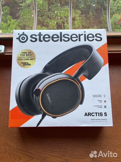 Игровые наушники steelseries arctis 5