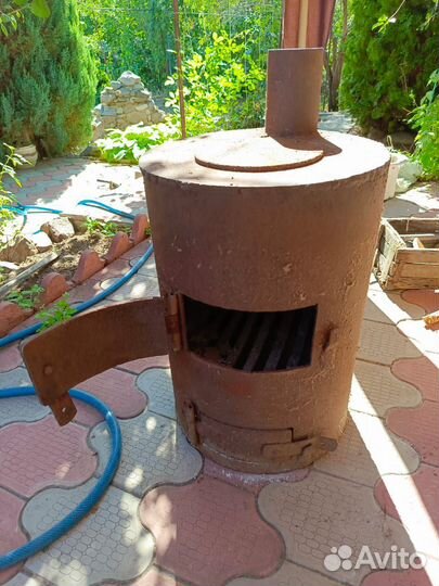 Печь буржуйка металл 10мм