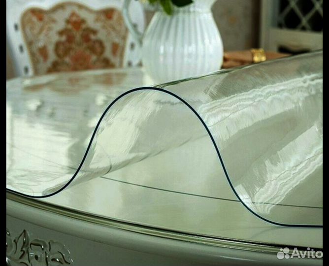 Гибкое/мягкое стекло, силиконовая скатерть