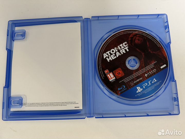 Atomic heart ps4 диск