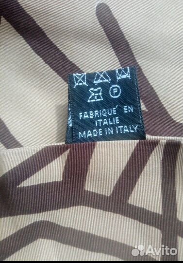 Шёлковый винтажный шарф