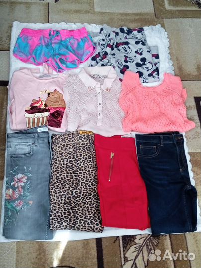 Вещи пакетом на девочку Zara, River island и т. д