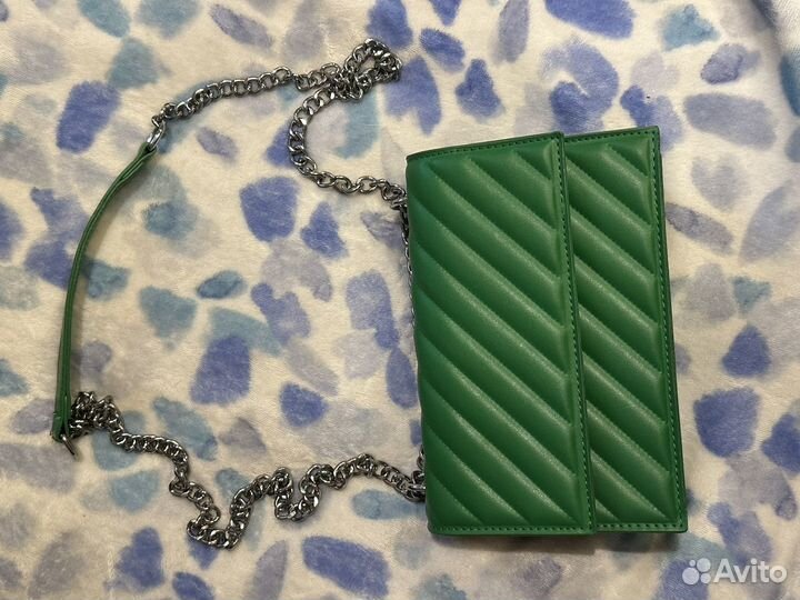 Сумка клатч женская зеленая
