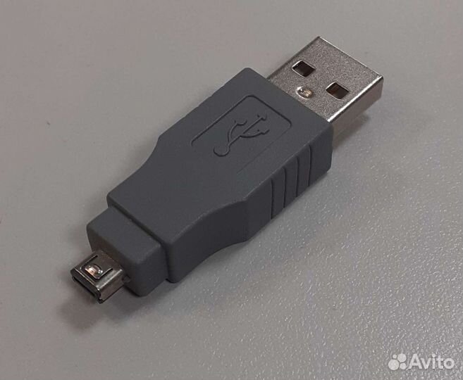 Переходник USB A (AM) - USB Mini B 4pin (Mitsumi)