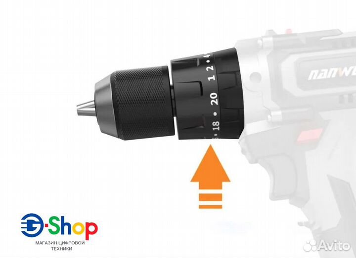 Шуруповерт - Дрель Ледобур Nanwei 258TV 150NM 21V