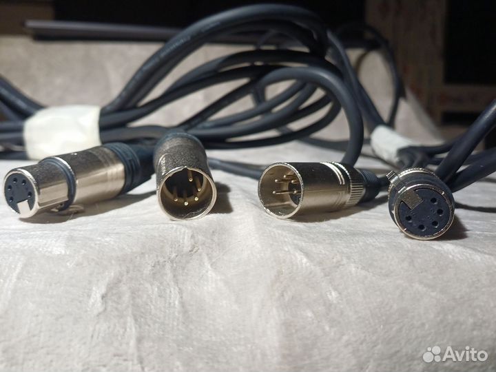 Xlr кабель 5 pin мама-папа