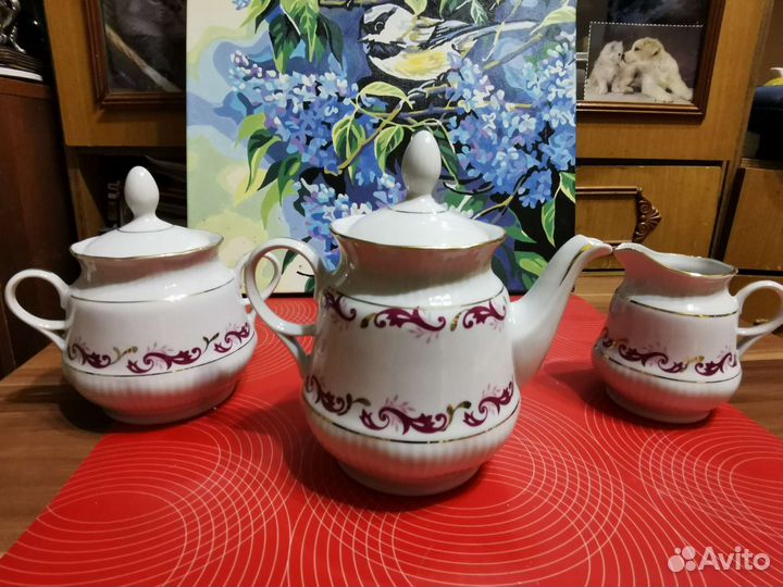 Сервиз фарфор СССР. Рижский ффз