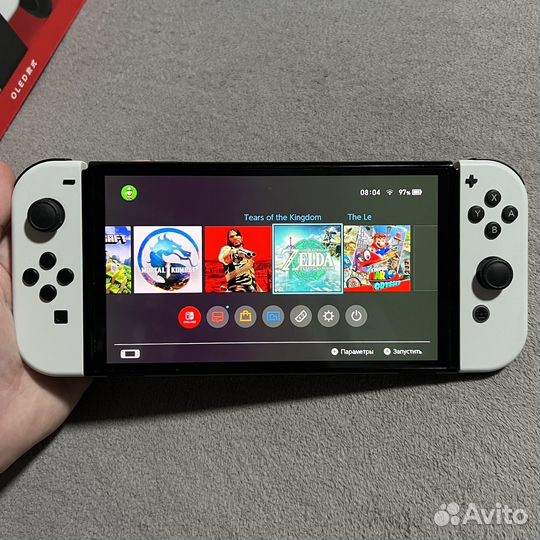 Nintendo Switch Oled 128Gb Чип (б/у, Коробка)