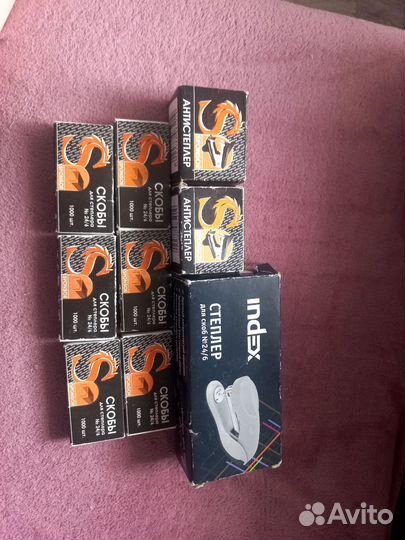 Скобы для степлера, степлер, антистеплер