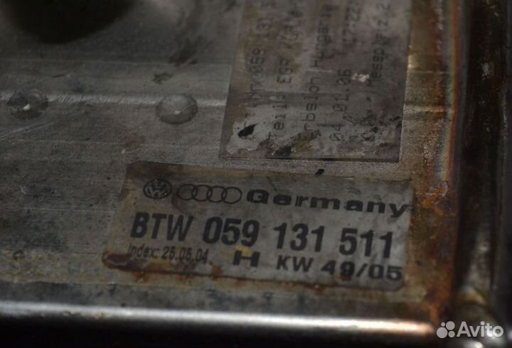 Радиатор системы EGR Audi / VW 3.0 TDI