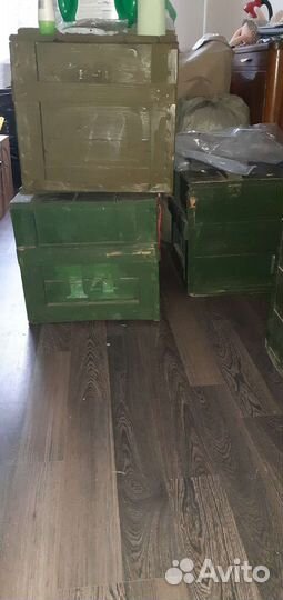 Сундук, Ящик деревянный большой с крышкой