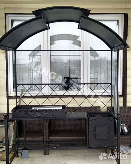 Беседка с мангалом