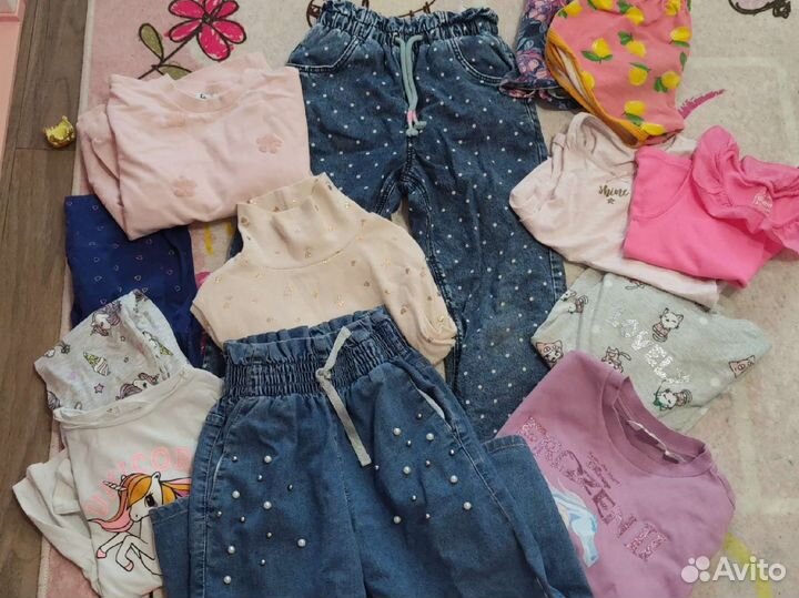 Детская одежда для девочки пакетом 110 - 116