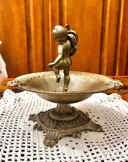 Пепельница винтаж путти