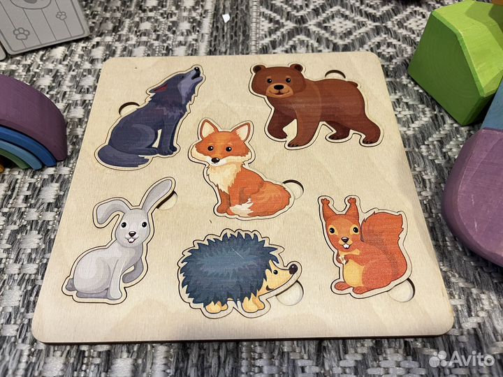 Развивающие игрушки для малыша пакетом