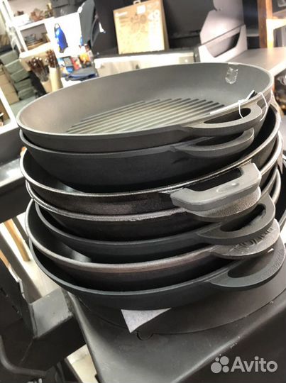 Жаровня чугунная сковорода 400х90