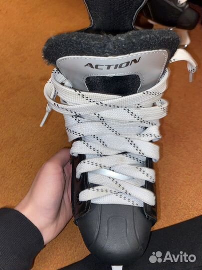 Коньки хоккейные 39 размер б/у