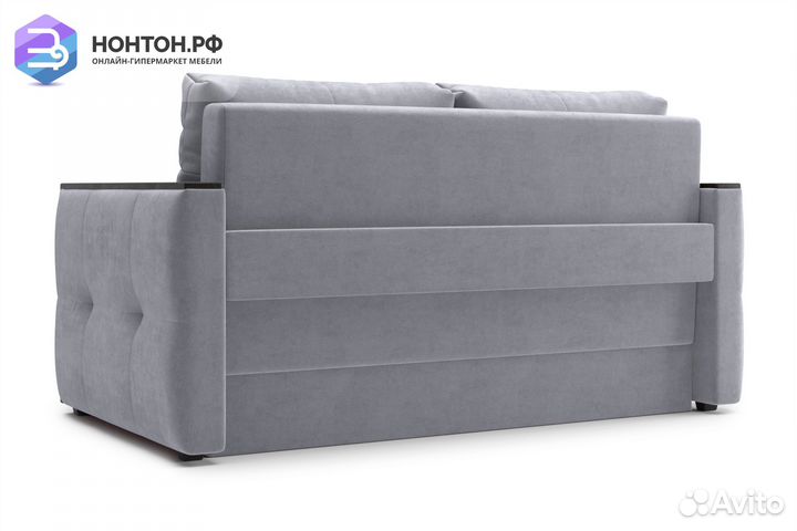 Диван еврокнижка Инсайд серый