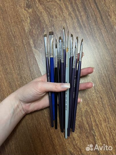 Кисти для бровиста/визажиста