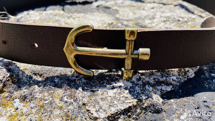 Кожаный ремень Oasis якорь