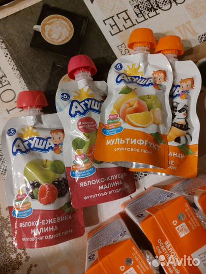 Пюре соки Агуша