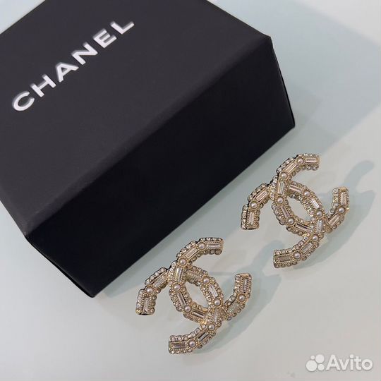 Серьги chanel