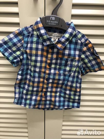Рубашка летняя на мальчика H&M. Р.74, новая