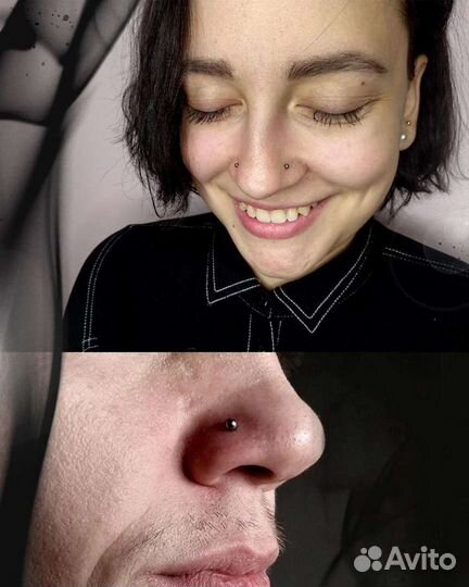 Пирсинг. Крыло носа