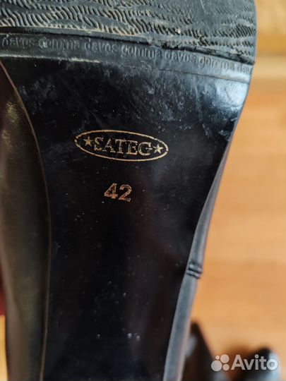Сапоги женские натуральная кожа 42 размер