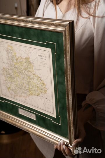 Старинная карта Пензы