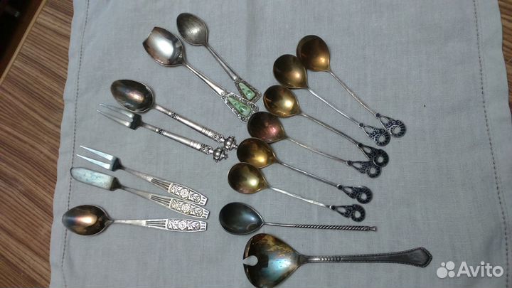 Ложки столовые и чайные, вилки СССР