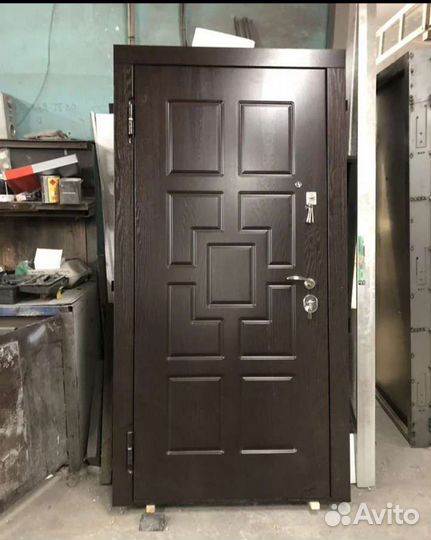 Дверь стальная порошок+мдф
