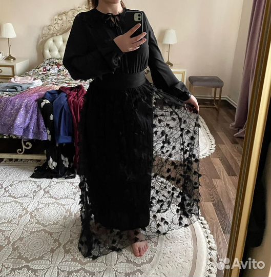 Платье длинное