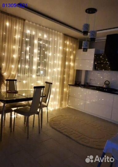 Гирлянда штора (все цвета) новая+ авитодоставка