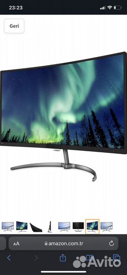 Игровой изогнутый монитор 27 philips 278e