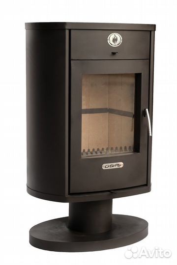 Печь-камин стальная 