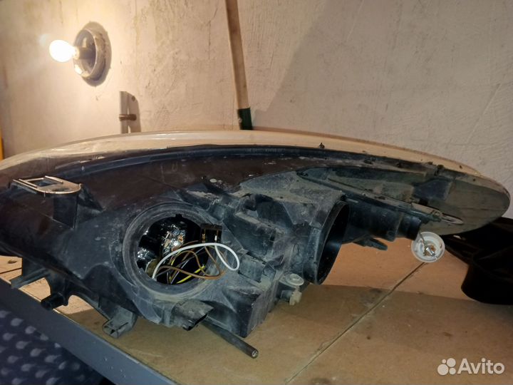 Блок фар на renault fluence